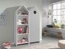 Armoire-1-porte-bibliotheque-Casami-MDF-laque-blanc-gris-116cm-CSCO0204-Vipack