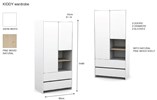 Armoire-2-portes-2-tiroirs-Kiddy-MDF-laque-blanc-90cm-dimensions-Vipack