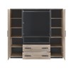 Armoire-Luna-ouvert-decor-bois-chene-221cm-Dullaert