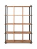 Bibliotheque-Denver-31-decor-chene-anthracite-107cm-front-Finori