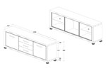 Buffet-2-portes-3-tiroirs-Elodie-decor-bois-chene-220cm-dessin-Oosterlynck