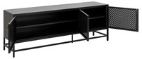 Buffet-Newcastle-91598-metal-noir-side-open-Actona