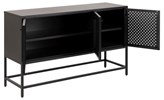 Buffet-Newcastle-93723-metal-noir-side-open-Actona