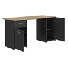 Bureau-Bristol-Diagone-E15026-decor-noir-bois-side1-open-Gautier