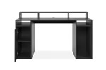 Bureau-Newcastle-30A-melamine-anthracite-front-offen-Finori