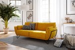 Canape-3-places-Montego-tissu-diva-sun-jaune-programme-20cm-ambi-ROM