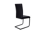 Chaise-S210-simili-cuir-noir-Oosterlynck