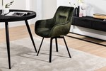 Chaise-accoudoirs-4021-V156-tissu-velvet-vert-ambi-Pro-Furn