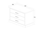 Commode-3-tiroirs-Ella-decor-bois-chene-90cm-dessin-Oosterlynck