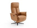 Fauteuil-relax-Pandora-6266-silo-tissu-bull-16-caramel-front-side-Modulax-Medal