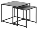 Set-de-2-tables-d-appoint-Seaford-90955-decor-ash-black-base-metal-powder-coated-rough-side-Actona