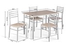 Set-table-4-chaises-Amelia-5000-dimensions-Rousseau