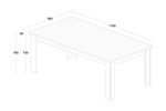 Table-Emma-decor-bois-chene-clair-170cm-dessin-Oosterlynck