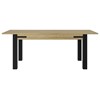 Table-extensible-Cork-chene-dore-160-205x90cm-front-open-Gautier