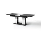 Table-extensible-Matera-laque-blanc-gris-160-190cm-side-open-Albea