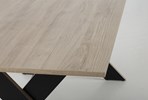 Table-rectangulaire-160cm-Medoc-Diagone-E16084-decor-bois-noir-detail1-Gautier