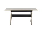 Table-rectangulaire-160cm-Medoc-Diagone-E16084-decor-bois-noir-front-Gautier