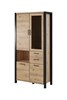 Vitrine-Aktiv-decor-bois-taurus-oak-24TWLK13-100cm-side-Helvetia