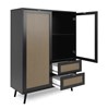 Vitrine-Vienna-53A-highboard-black-natur-cane-persp-open-101cm-Finori