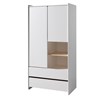 Armoire-2-portes-2-tiroirs-Kiddy-MDF-laque-blanc-90cm-Vipack