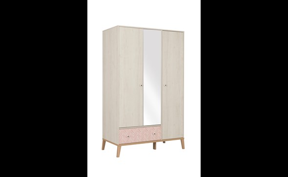 Armoire-3-portes-1-tiroir-Alika-decor-bois-chataignier-blanchi-pieds-hetre-G71180-126cm-Gautier