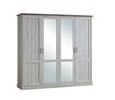 Armoire-4-portes-Ella-decor-bois-chene-miroir-225cm-Oosterlynck