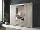 Armoire-4-portes-Tiffany-decor-chene-chateau-230cm-new-Dullaert