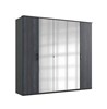 Armoire-Goteborg-566-K70-facade-digisteel-optic-corps-rechampis-graphite-Wimex