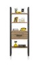 Bibliotheque-1-tiroir-4-niches-Brooklyn-decor-chene-massif-placage-railway-brown-75cm-37143RWB-front