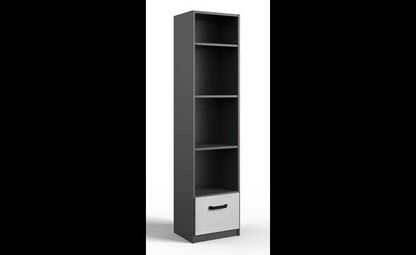 Bibliotheque-Norwich-485-decor-beton-clair-graphite-J12-47cm-Wimex