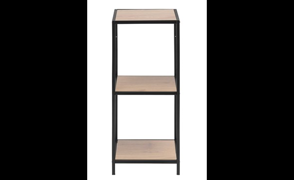 Bibliotheque-Seaford-decor-wild-oak-pieds-metal-noir-mat-80036-35cm-front-Actona