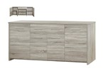 Buffet-2-portes-1-tiroir-Enzo-decor-bois-chene-sonoma-gris-210cm-Oosterlynck