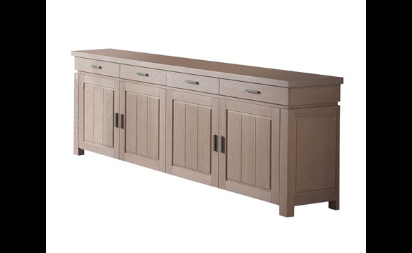 Buffet-4-portes-4-tiroirs-Kaprun-chene-massif-placage-250cm-Theuns