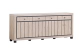 Buffet-4-portes-Eureka-decor-bois-chene-225cm-Oosterlynck