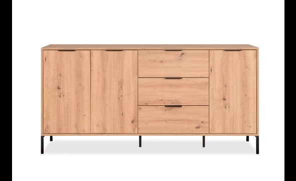 Buffet-Bantry-51A-180cm-artisanal-oak-Frontal-1-Finori