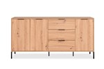 Buffet-Bantry-51A-180cm-artisanal-oak-Frontal-1-Finori