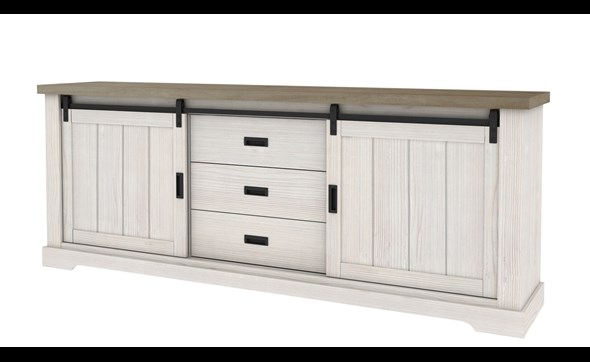 Buffet-Georgetown-decor-bois-sonoma-chene-220cm-Idea