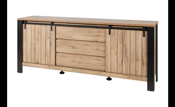 Buffet-Simon-decor-bois-scarlet-oak-220cm-GBO