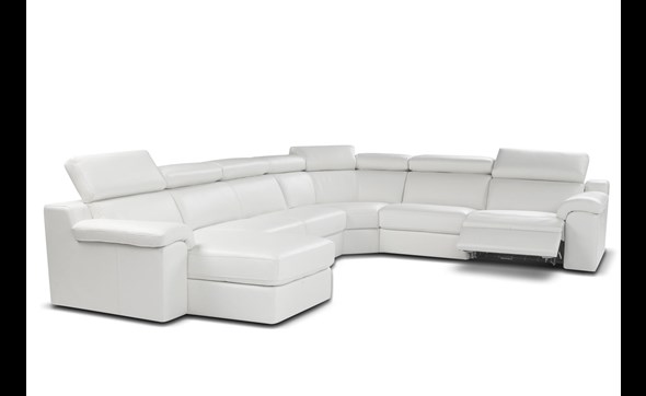 Canape-angle-Mambo-cuir-blanc-chaise-longue-relax-electrique-ouvert-Consofa