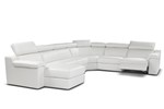 Canape-angle-Mambo-cuir-blanc-chaise-longue-relax-electrique-ouvert-Consofa