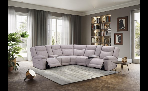 Canape-angle-relax-Infindo-tissu-gris-ambi-Comodi-Sofa