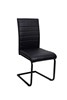 Chaise-S210-simili-cuir-noir-side-Oosterlynck