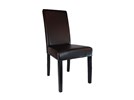 Chaise-S50-simili-cuir-brun-Oosterlynck