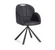 Chaise-accoudoirs-Sirius-tissu-Brave-anthracite-Comodi-living