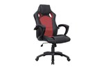 Chaise-bureau-HT-765-rouge-noir-simili-cuir-Decru