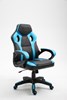 Chaise-bureau-gaming-Spike-9810-6-simili-cuir-bleu-clair-noir-01-Rousseau