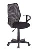 Chaise-de-bureau-Job-9710-tissu-noir-Rousseau