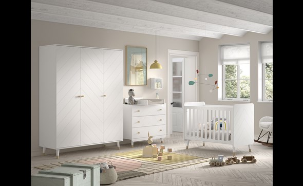 Chambre-bebe-Billy-armoire3p-lit-commode-MDF-laque-blanc-Vipack