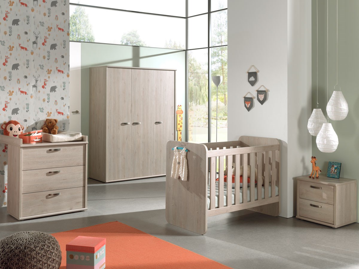 Chambre bébé Image - avec armoire 3 portes - Meubles Crack