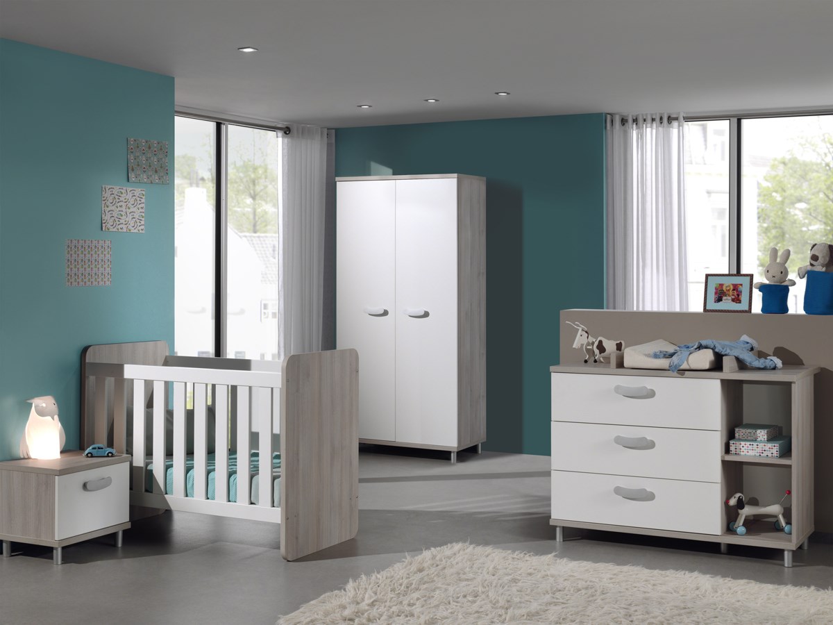 Chambre bébé Image - avec armoire 3 portes - Meubles Crack